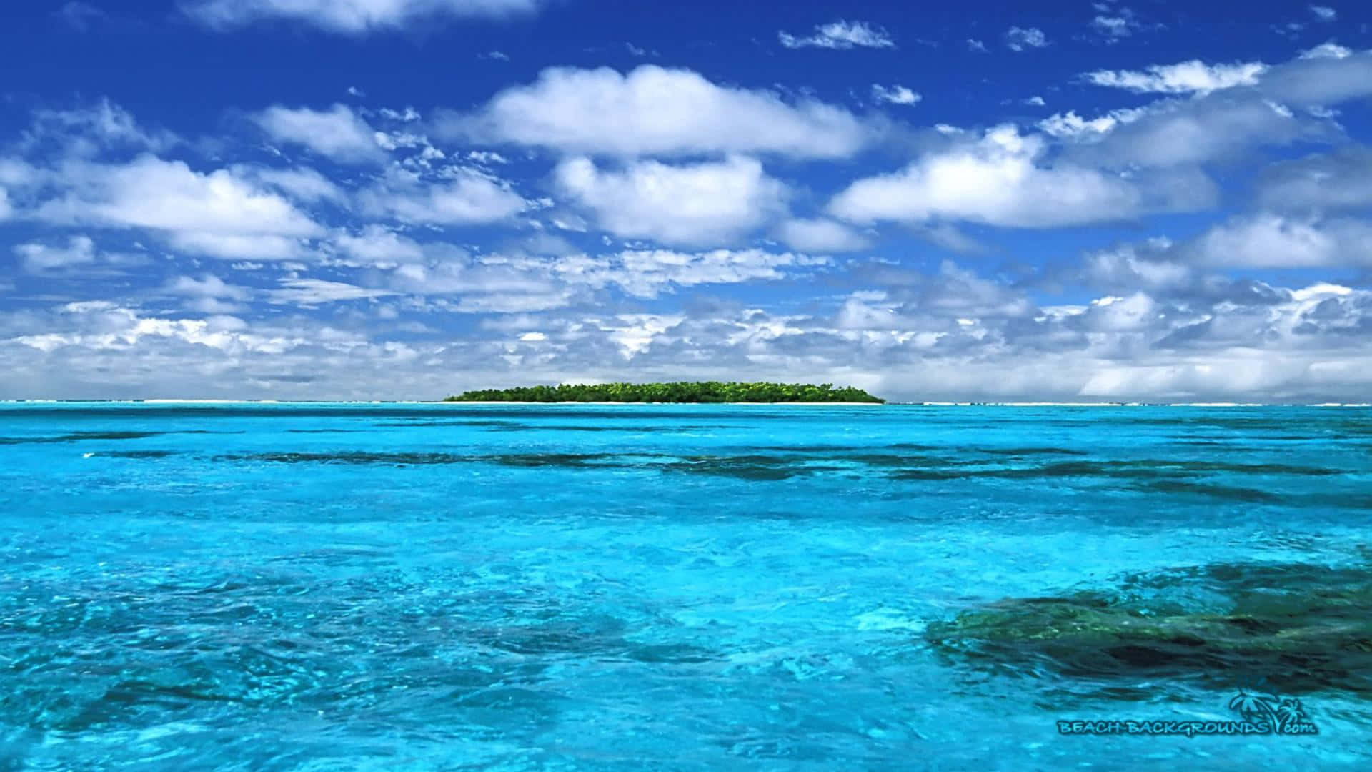 Relax At The Tropical Hi Res Beach Background