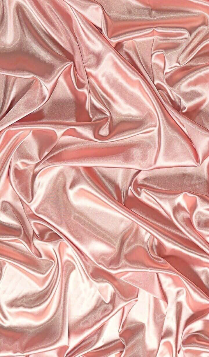 Relax In Luxury With Pink Silk Aesthetic Background