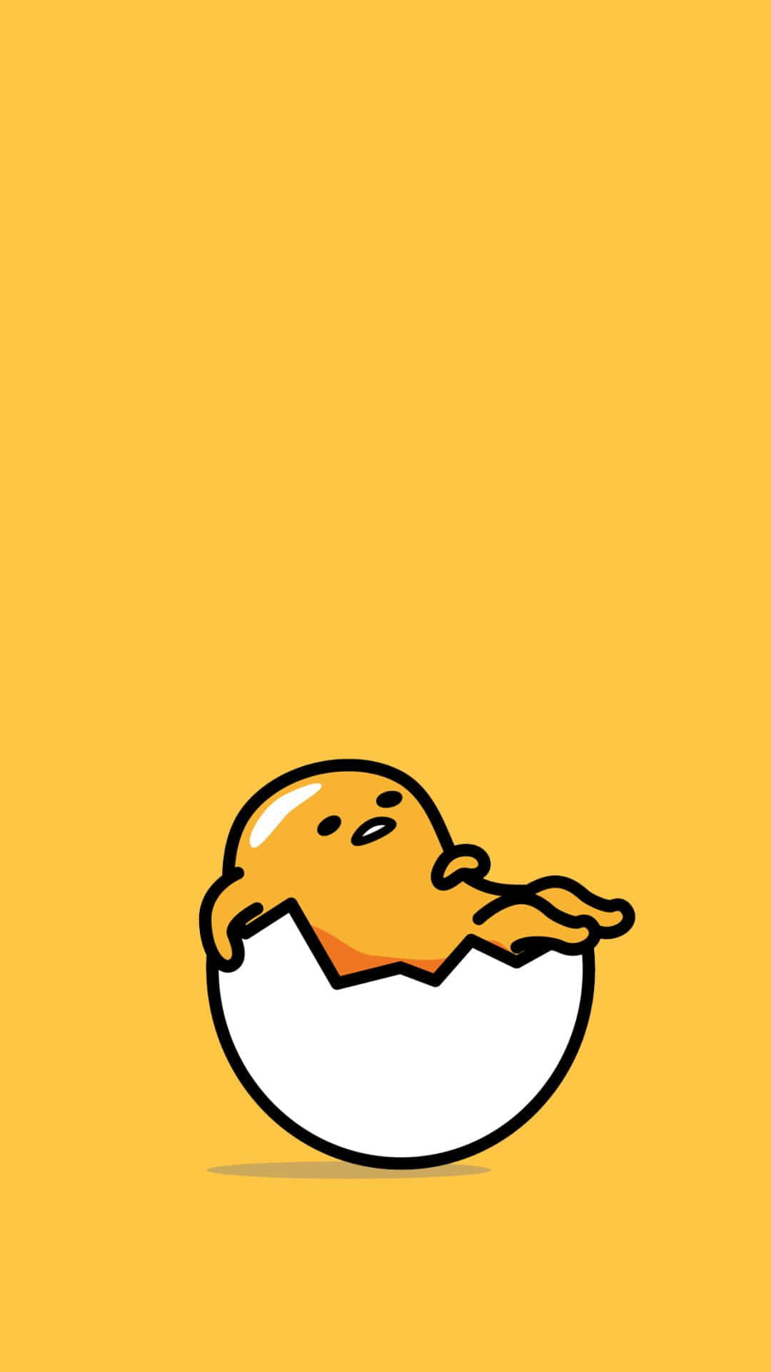 Relaxed Egg Character Illustration Background