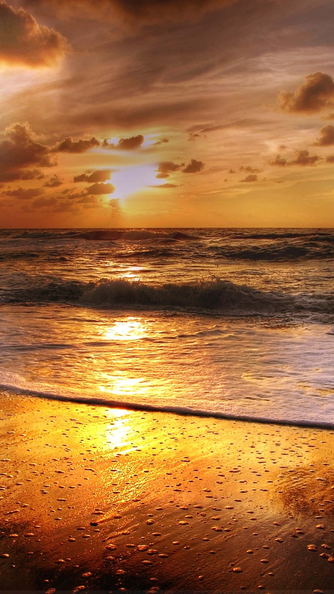 Relaxing At The Beach Background