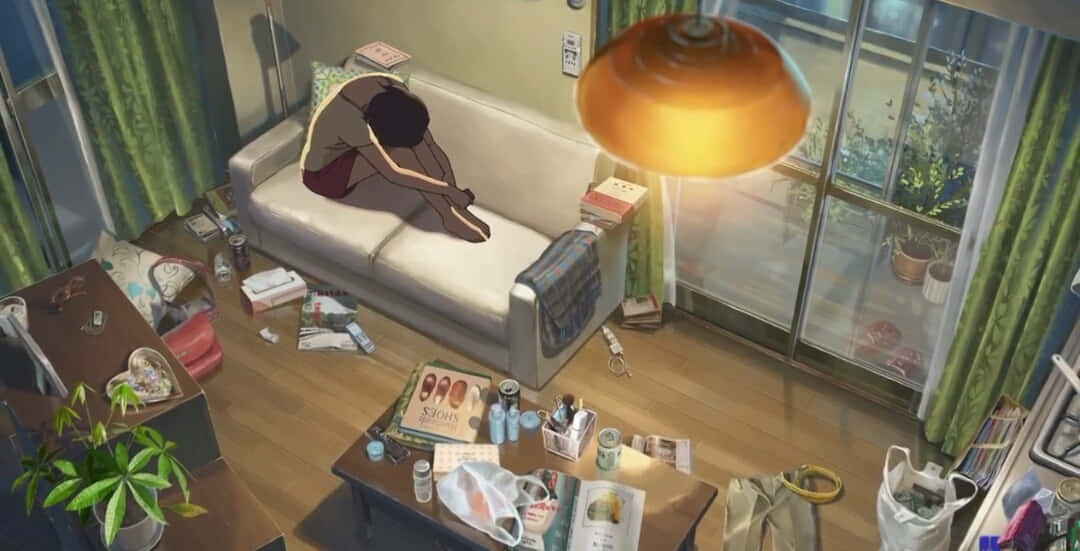 Relaxing In The Chill, Lo-fi Vibes Of This Urban Room. Background