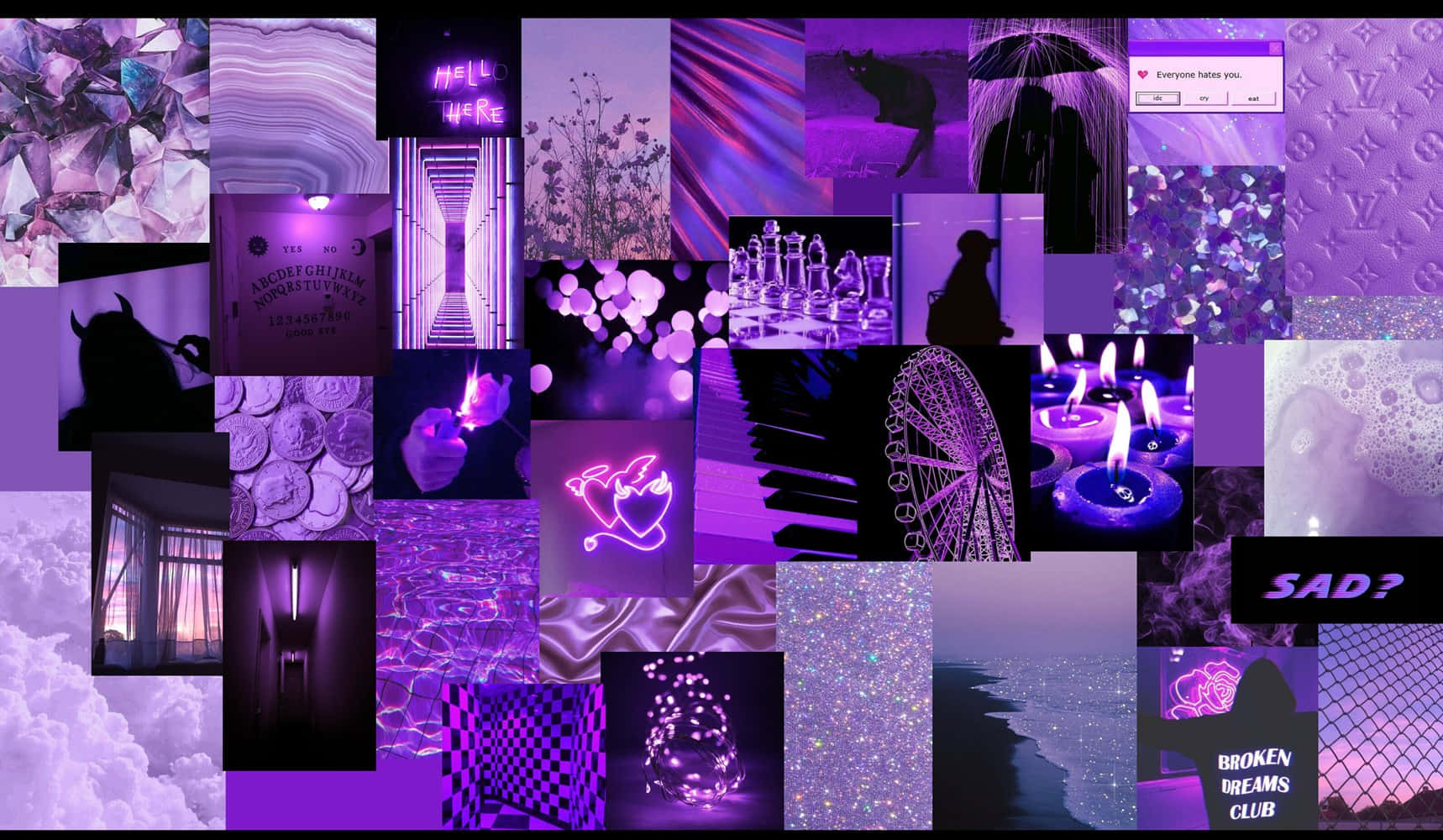 Relaxing Purple Aesthetic Background