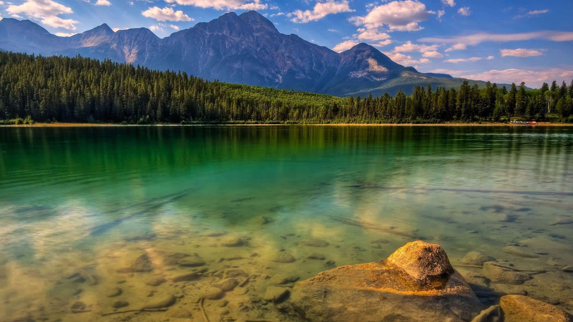 Relaxing River View Background