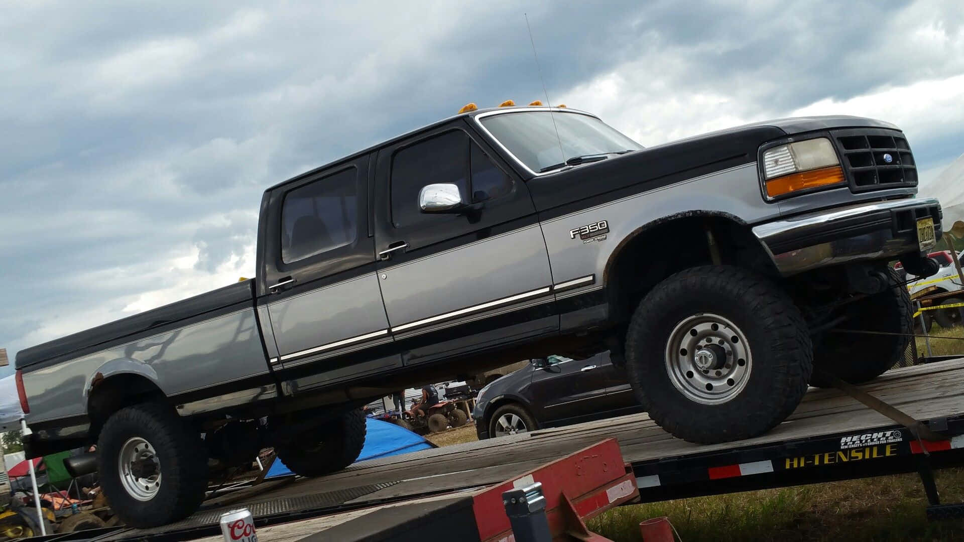 Reliability And Power With Ford Powerstroke Background