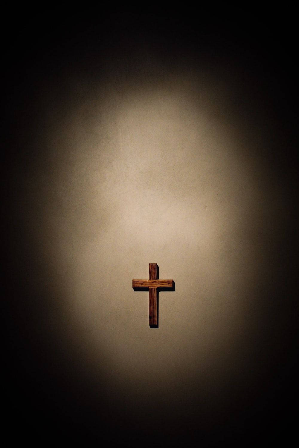 Religious Christian Wooden Cross Background