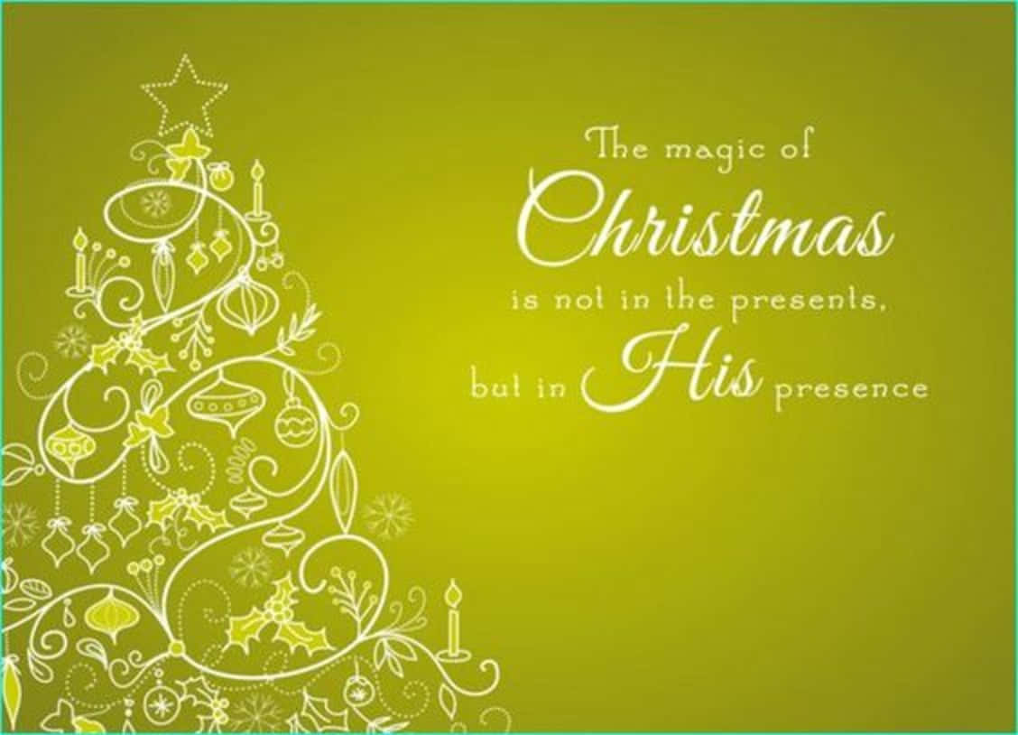 Religious Christmas Quote Background