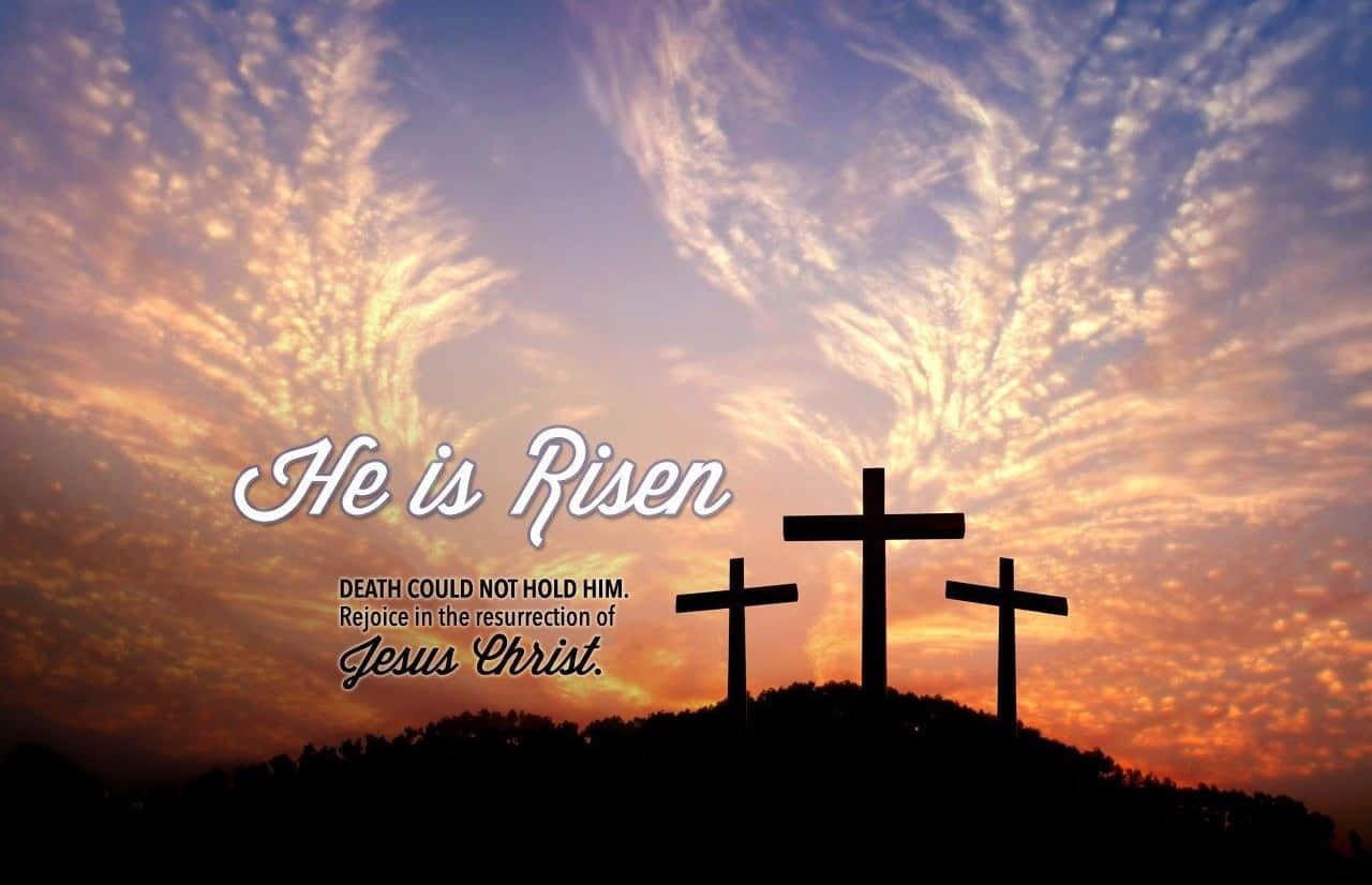 Religious Easter Quotation Background
