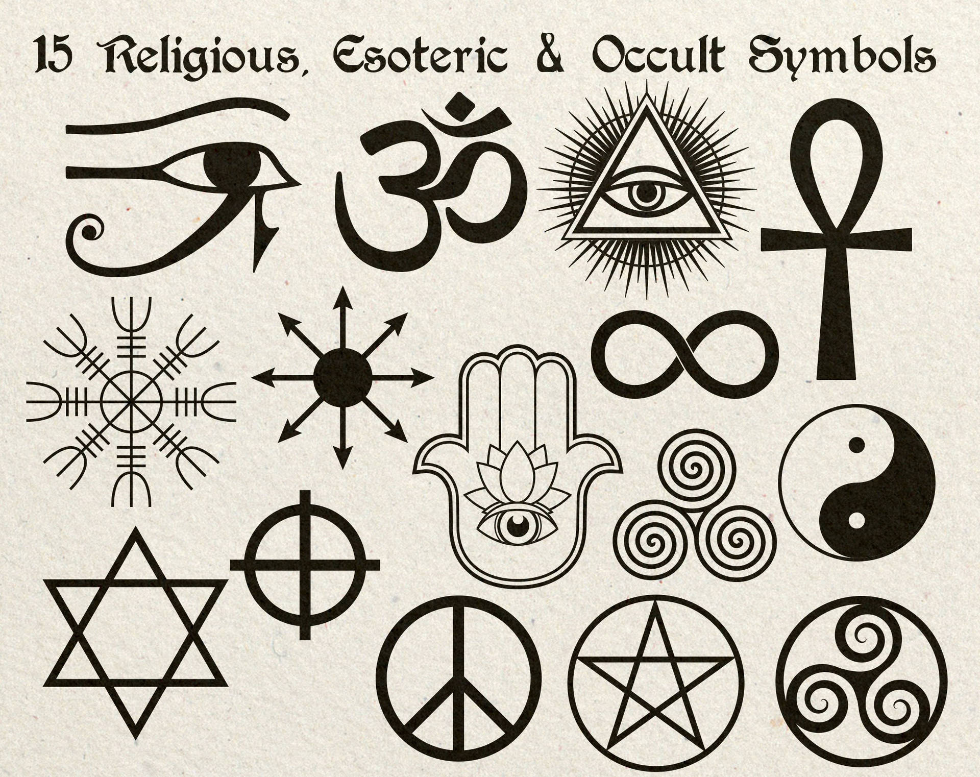 Religious, Esoteric, And Occult Symbols