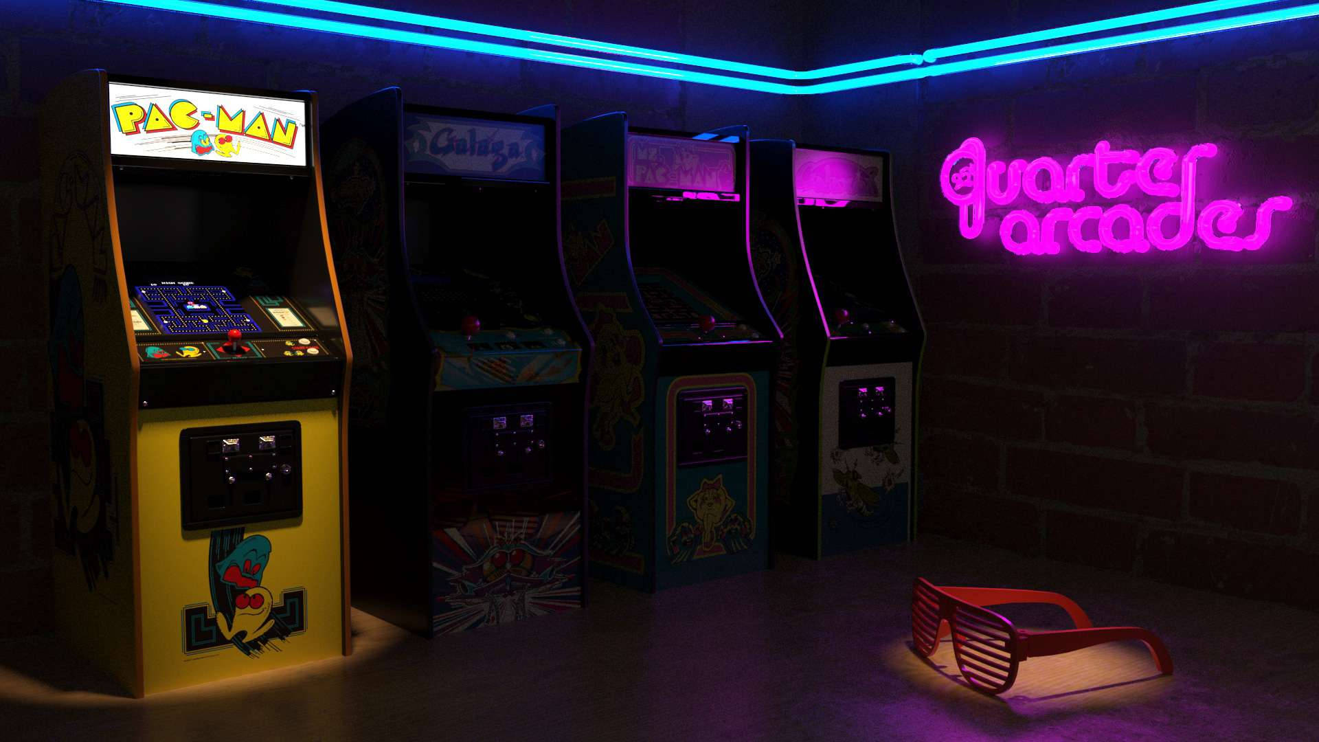 Relive The Joy Of Classic Arcade Games! Background