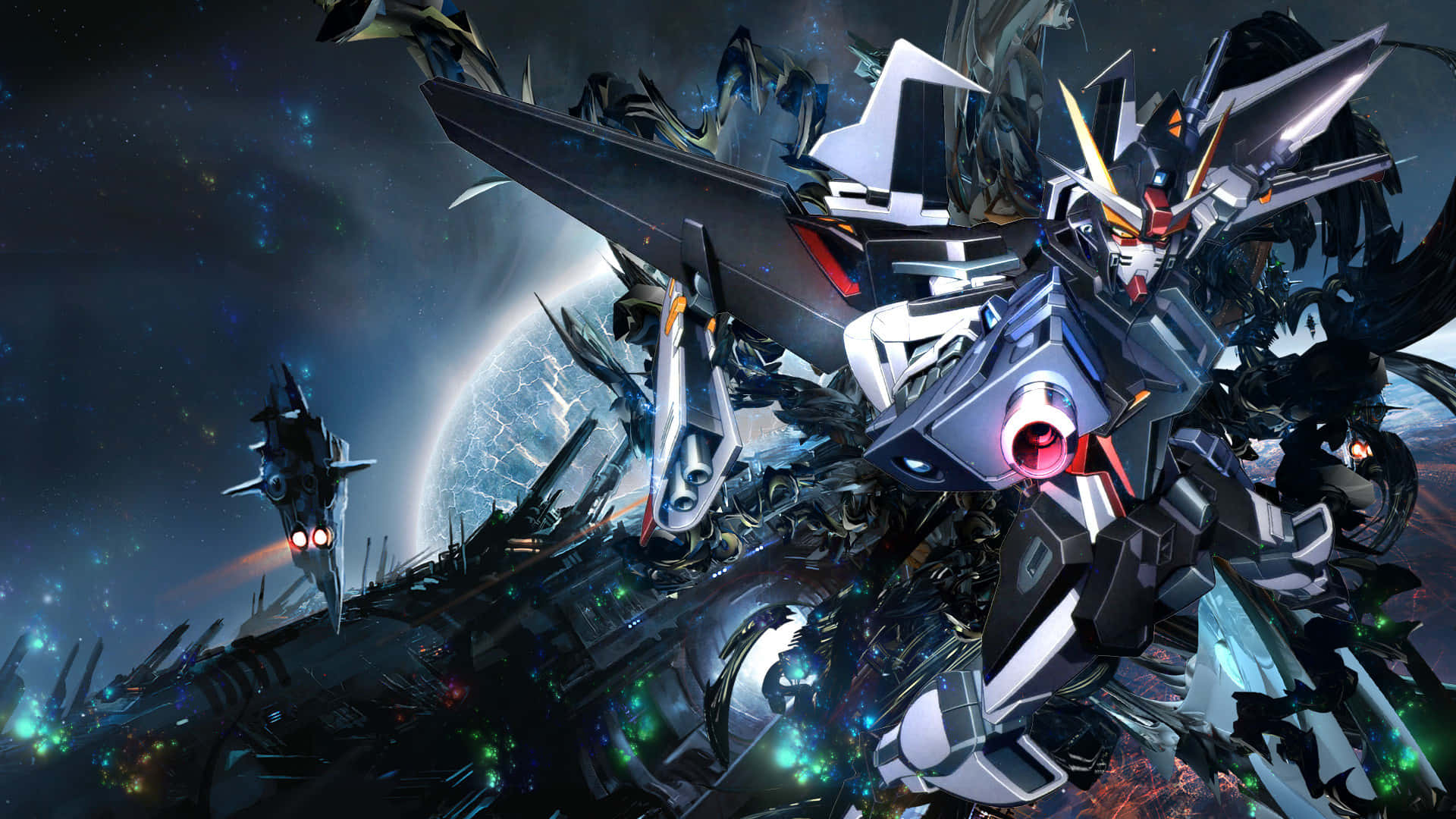 Relive The Passion Of Gundam Wing With This Striking Image Background