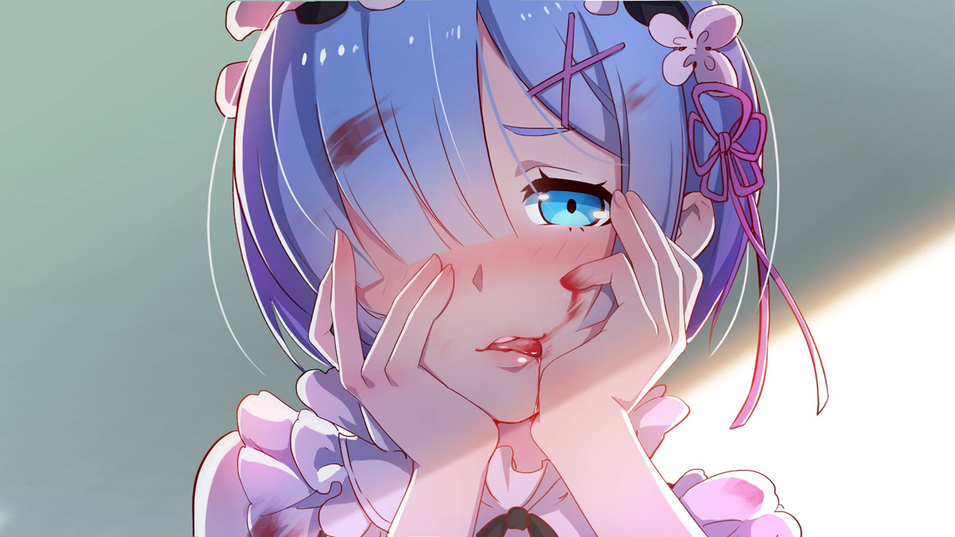 Rem In Shy Post Background