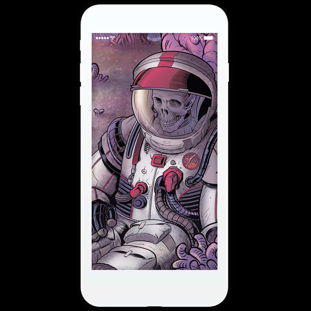 Remains Of Stranded Astronaut Background