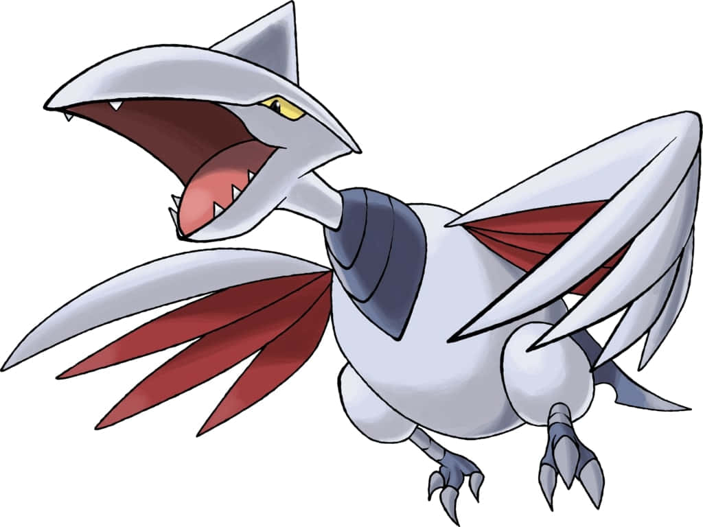 Remarkable Illustration Of Skarmory Unleashing Its Roar Background