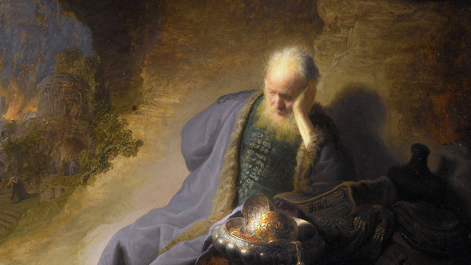 Rembrandt Jeremiah Of Jerusalem
