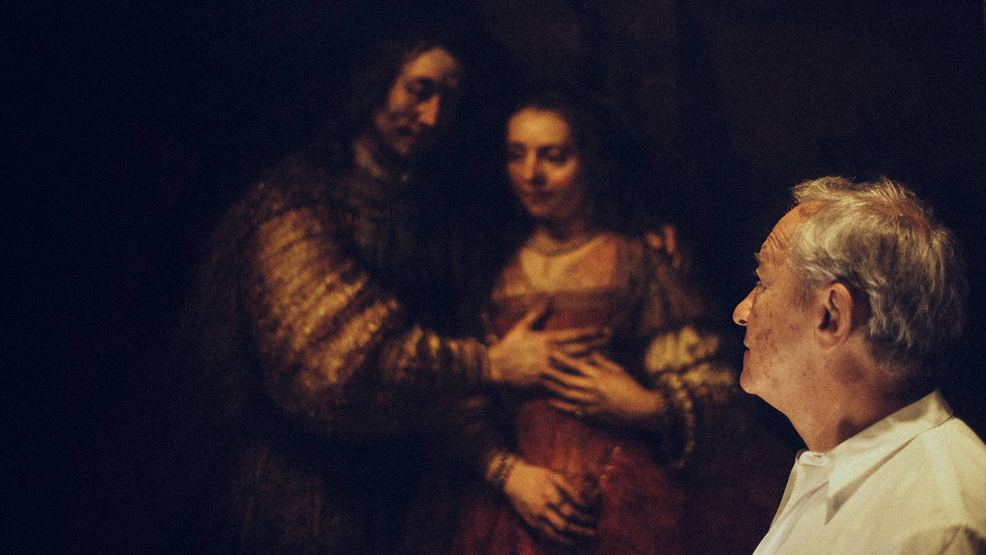 Rembrandt The Jewish Bride Background