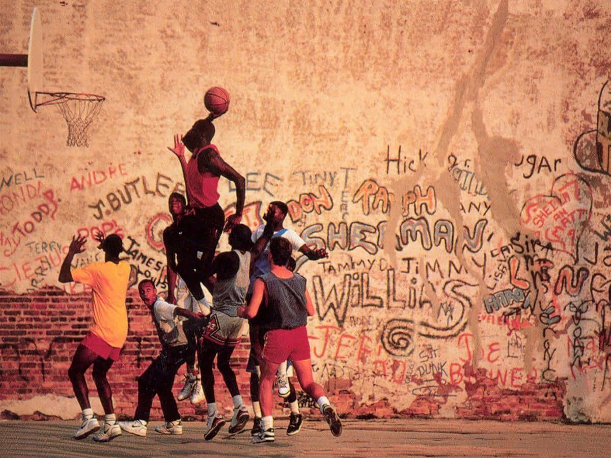 Remembering The Good Old Days Of Basketball Background