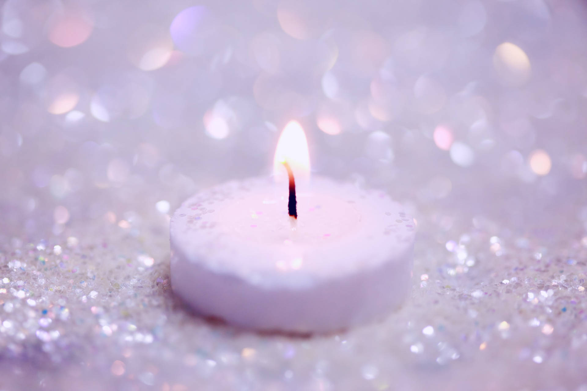 Remembrance Day Sparkly Candle Background