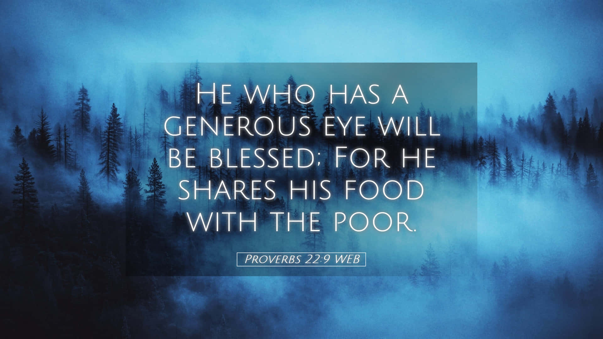 Reminder To Be Generous Background