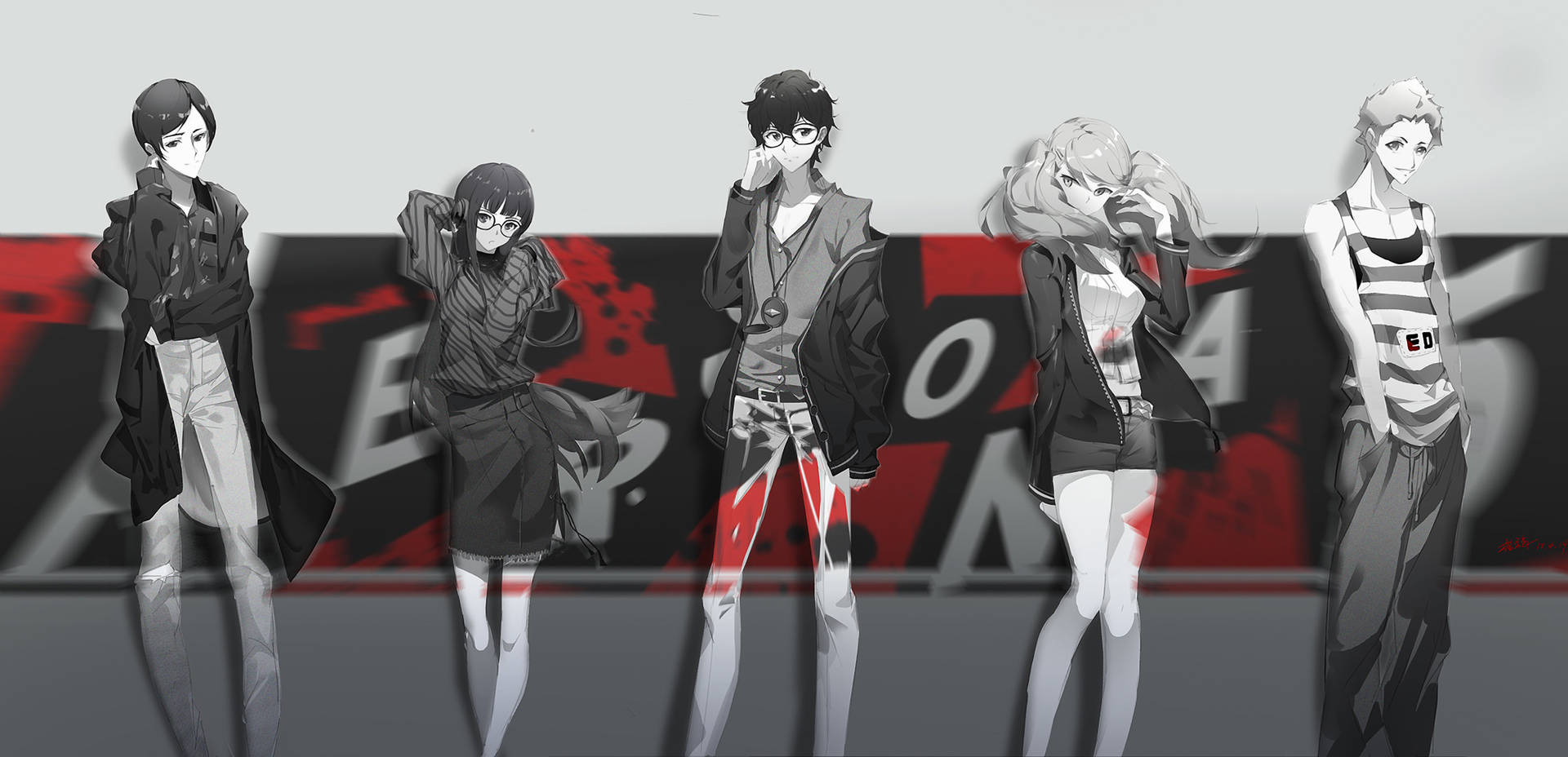 Ren Amamiya Persona Series Background