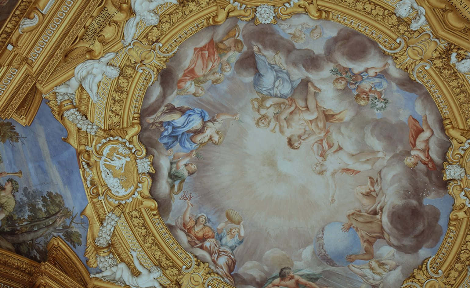 Renaissance Aesthetic Sala De Apollo Background