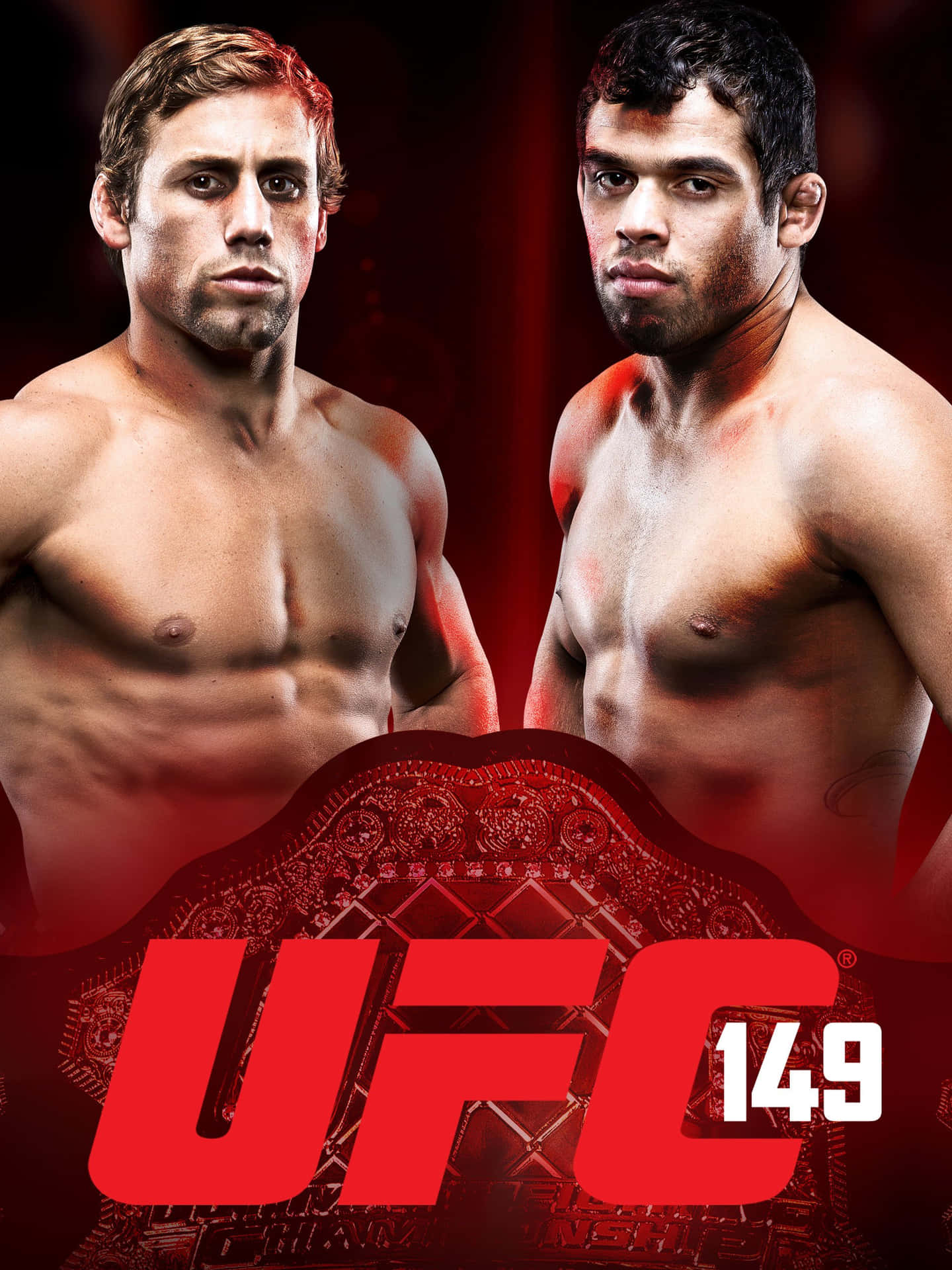 Renan Barão And Urijah Faber Face-off In Ufc 149 Poster Background