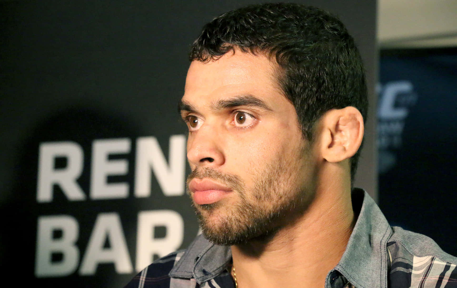 Renan Barão During Ufc 177 Ultimate Media Day Background
