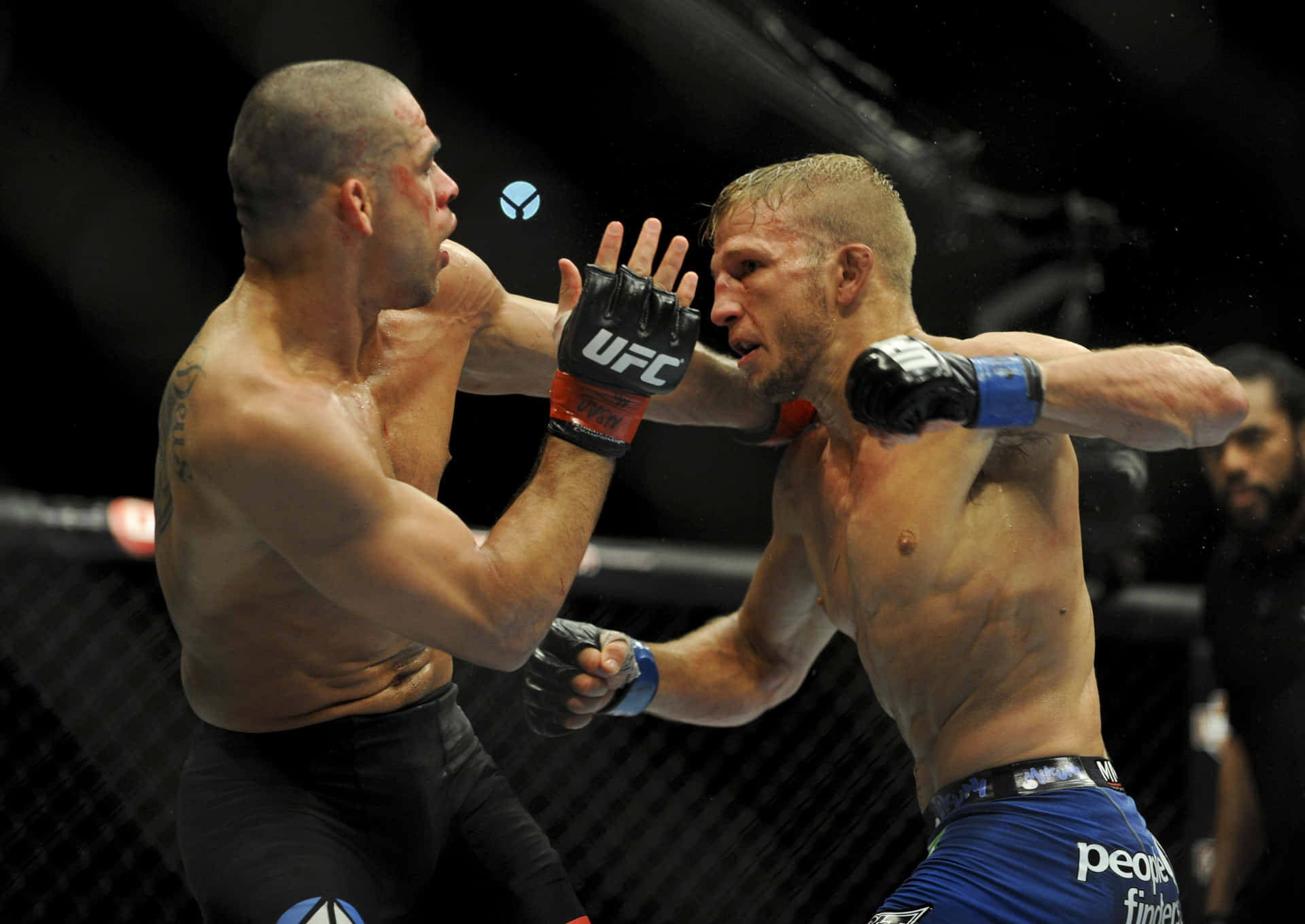 Renan Barão In Ufc 186 Match Background