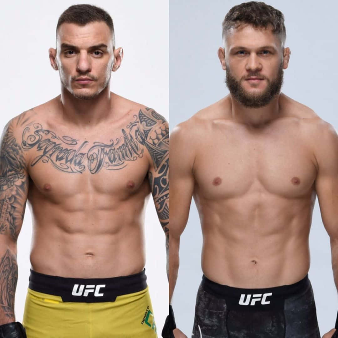 Renato Moicano And Rafael Fiziev Background
