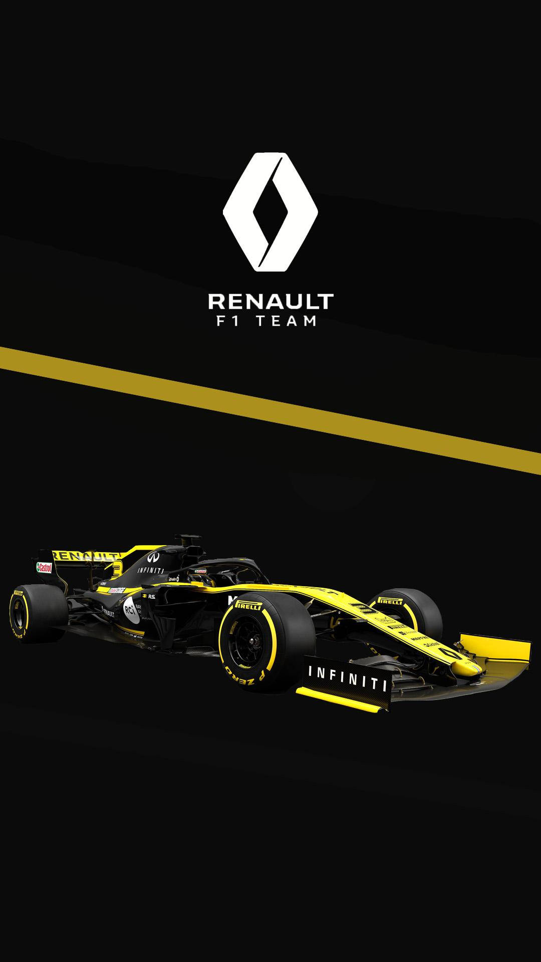 Renault F1 Team Logo Background