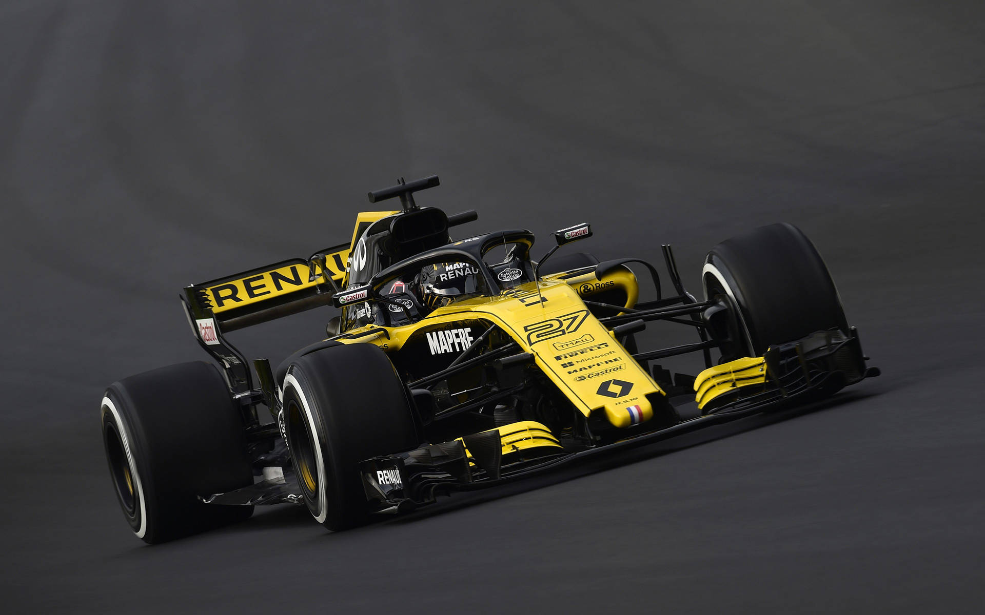 Renault Racing Car Background