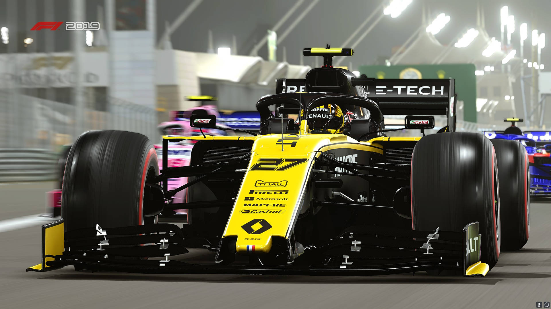 Renault's #27 Car In F1 2019 Background