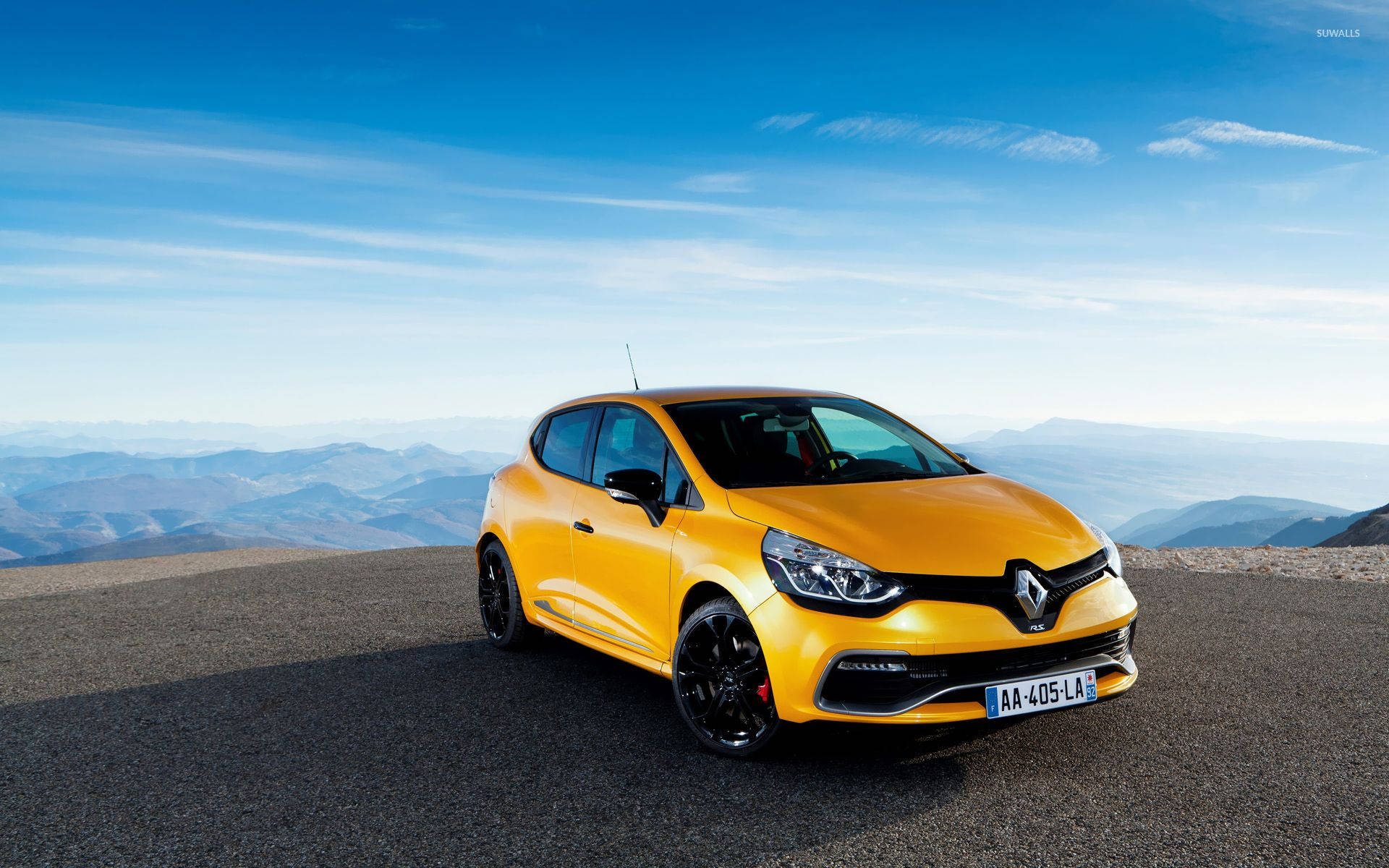 Renault With Scenery Background