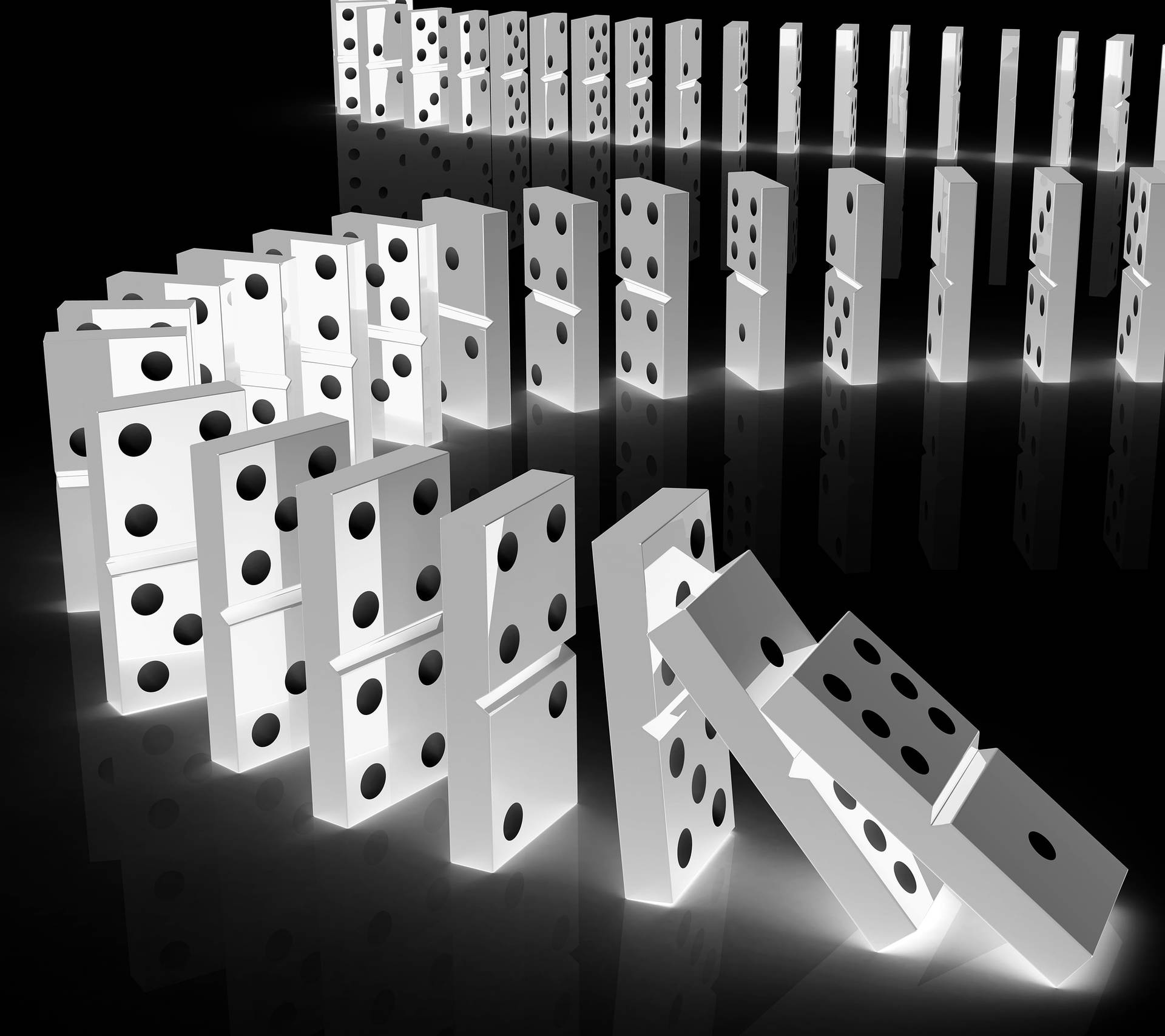 Rendered Dominos