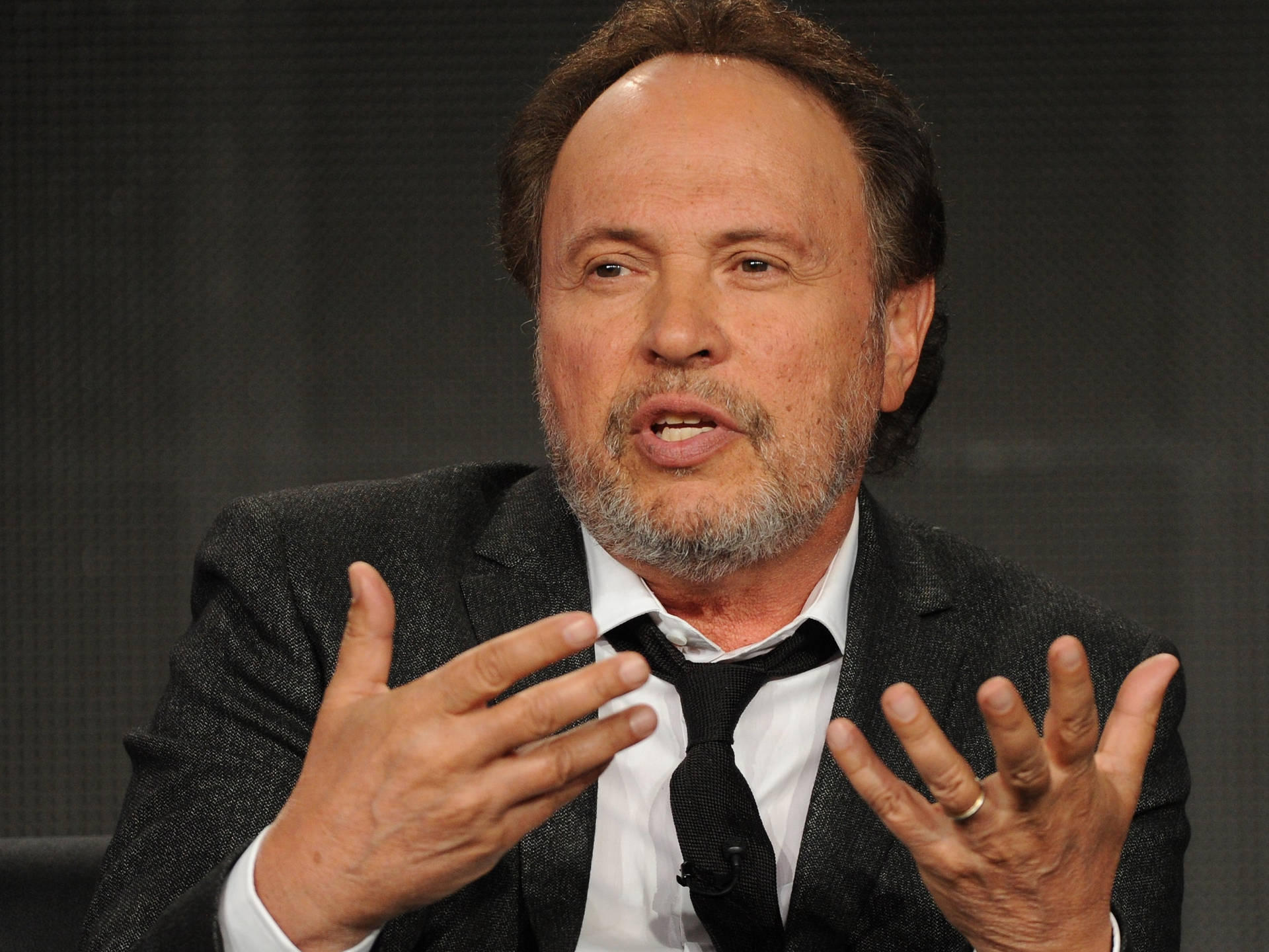 Renowned Actor Billy Crystal Addressing Audience Background