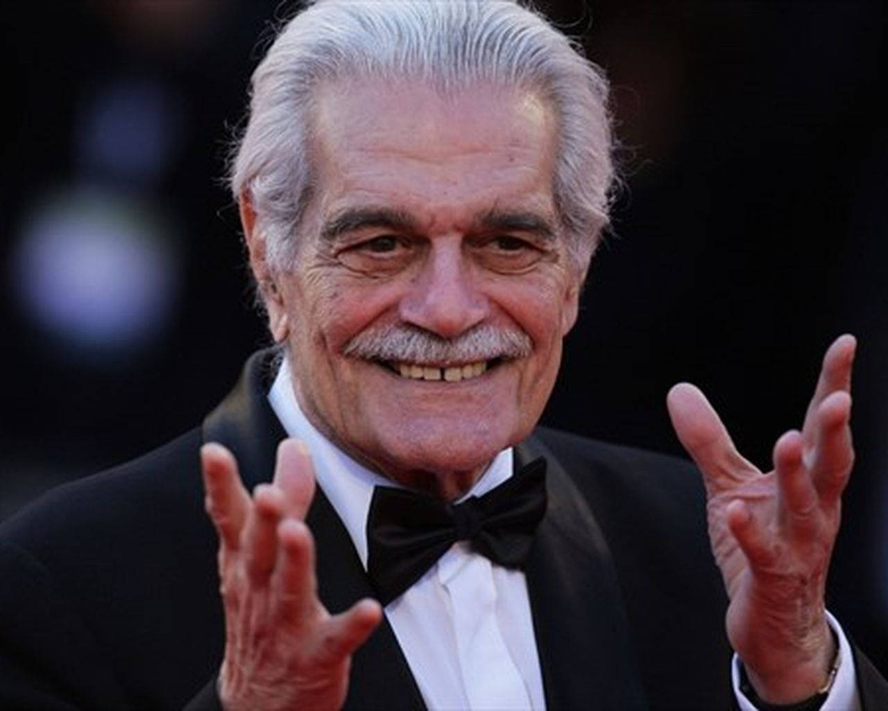 Renowned Actor Omar Sharif At A Short Film Premiere Background