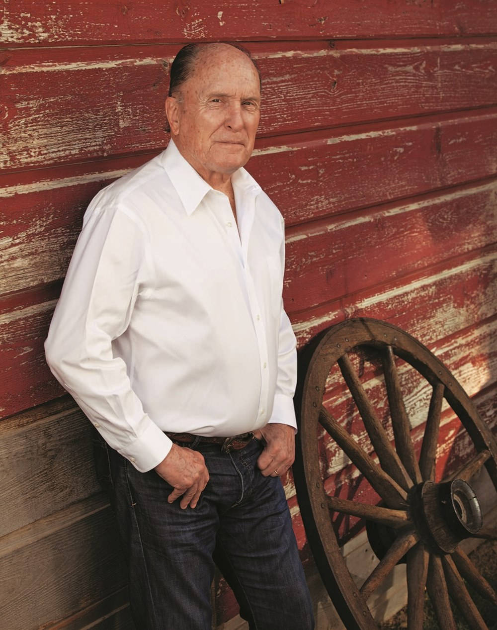 Renowned Actor Robert Duvall In A Cowboys And Indians Magazine Photoshoot