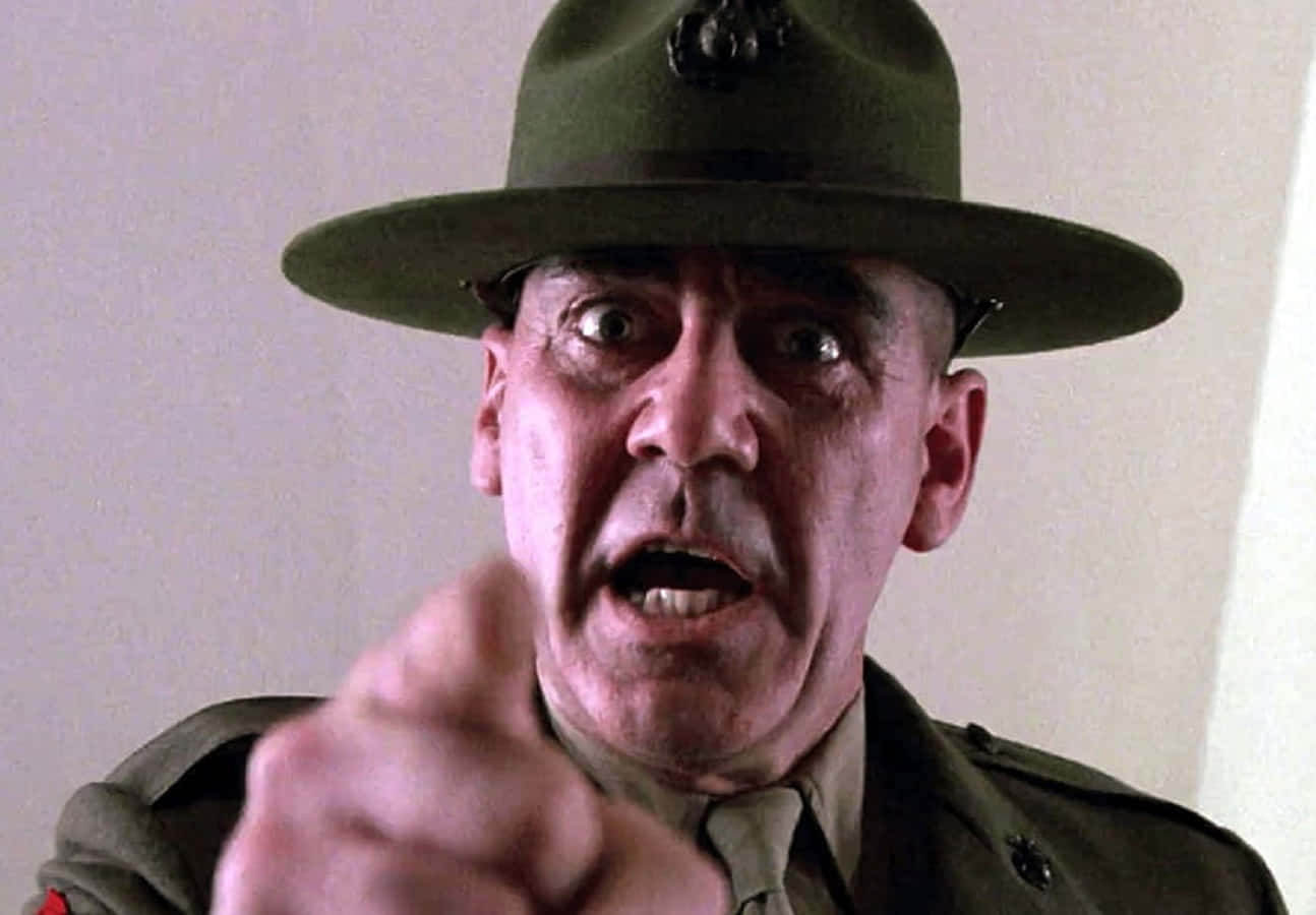 Renowned American Actor R. Lee Ermey In Character Background