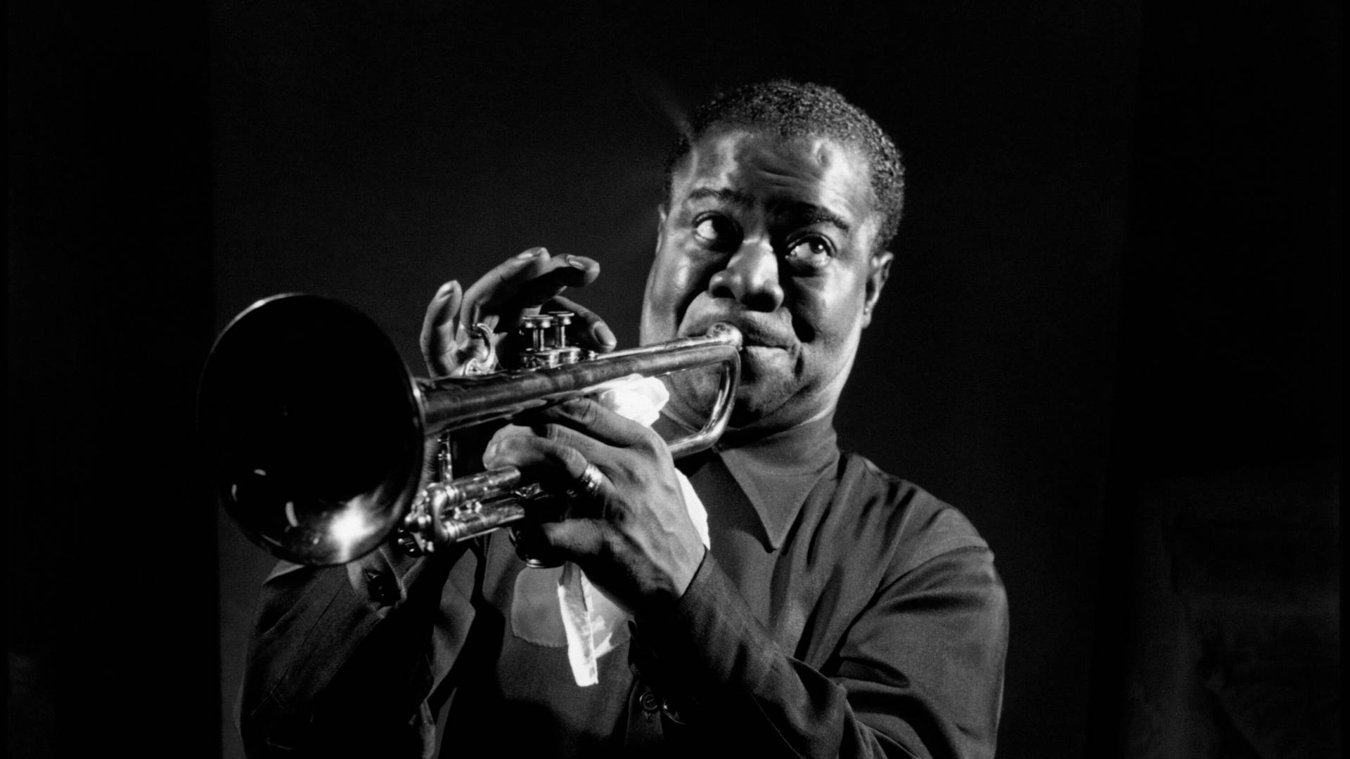 Renowned Jazz Musician Louis Armstrong Background