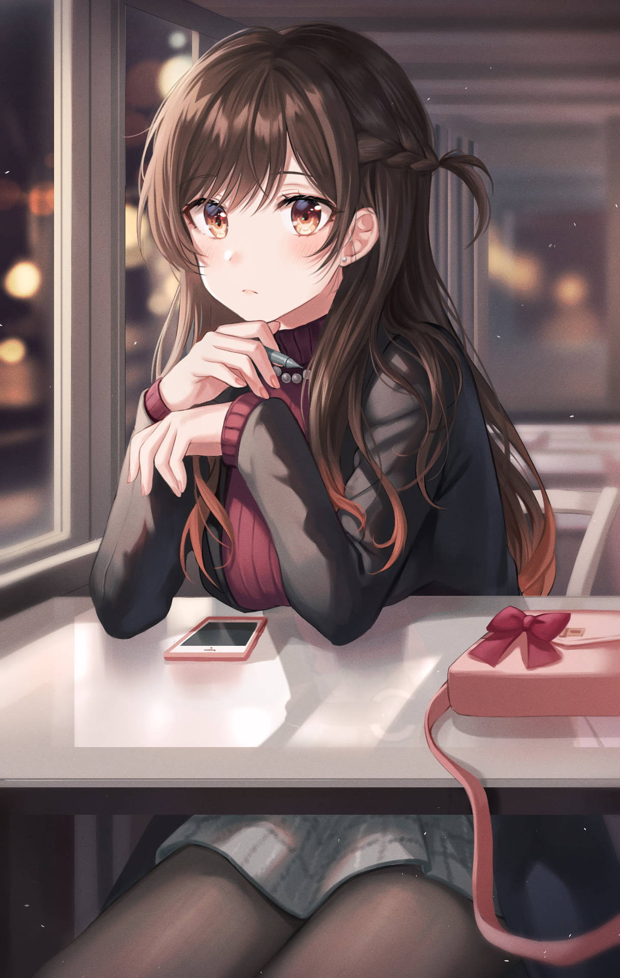 Rent A Girlfriend Cute Anime Chizaru Background