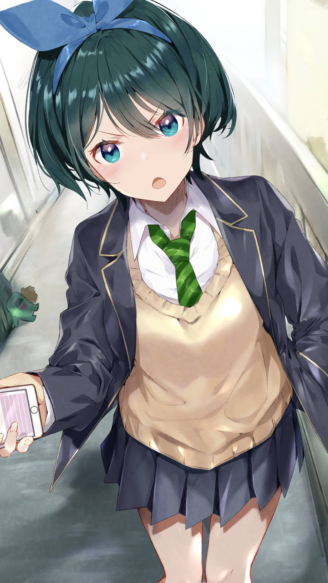 Rent A Girlfriend School Girl Anime Ruka Background