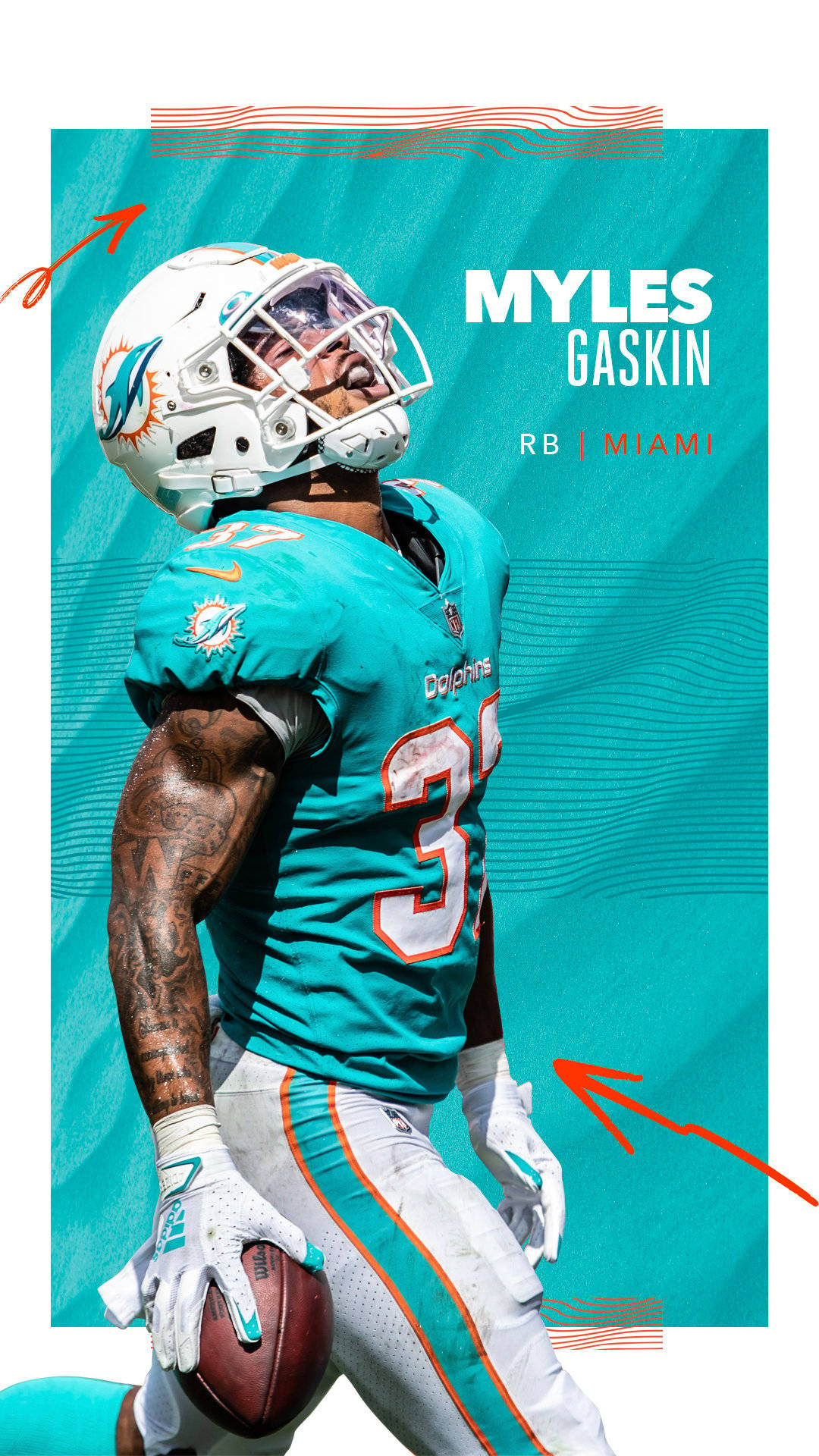 Rep Your Team With The Miami Dolphins Iphone Background