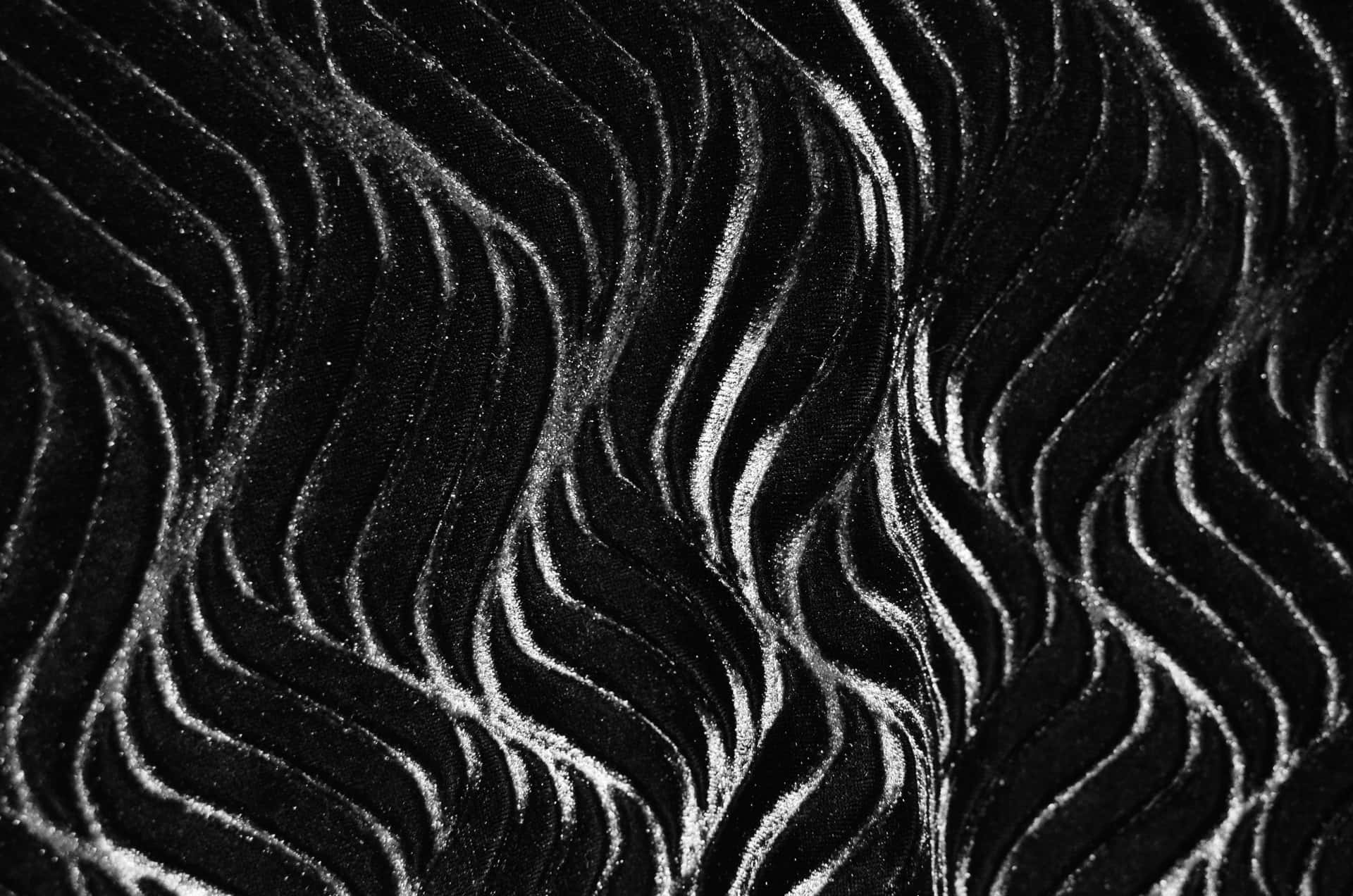 Repetitive Black Wavy [wallpaper] Background