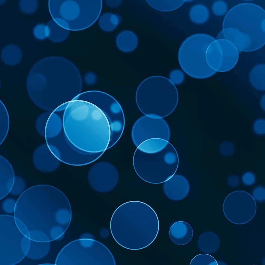 Repetitive Blue Circles [wallpaper] Background