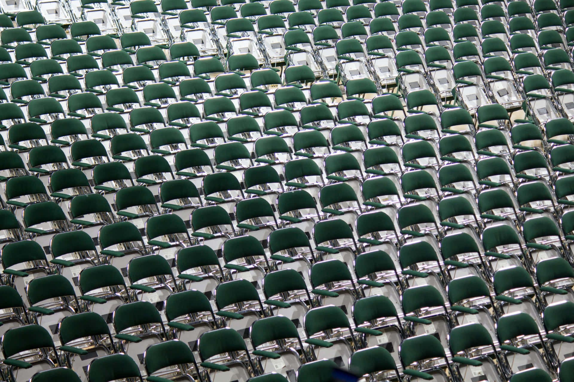 Repetitive Green Chairs [wallpaper] Background