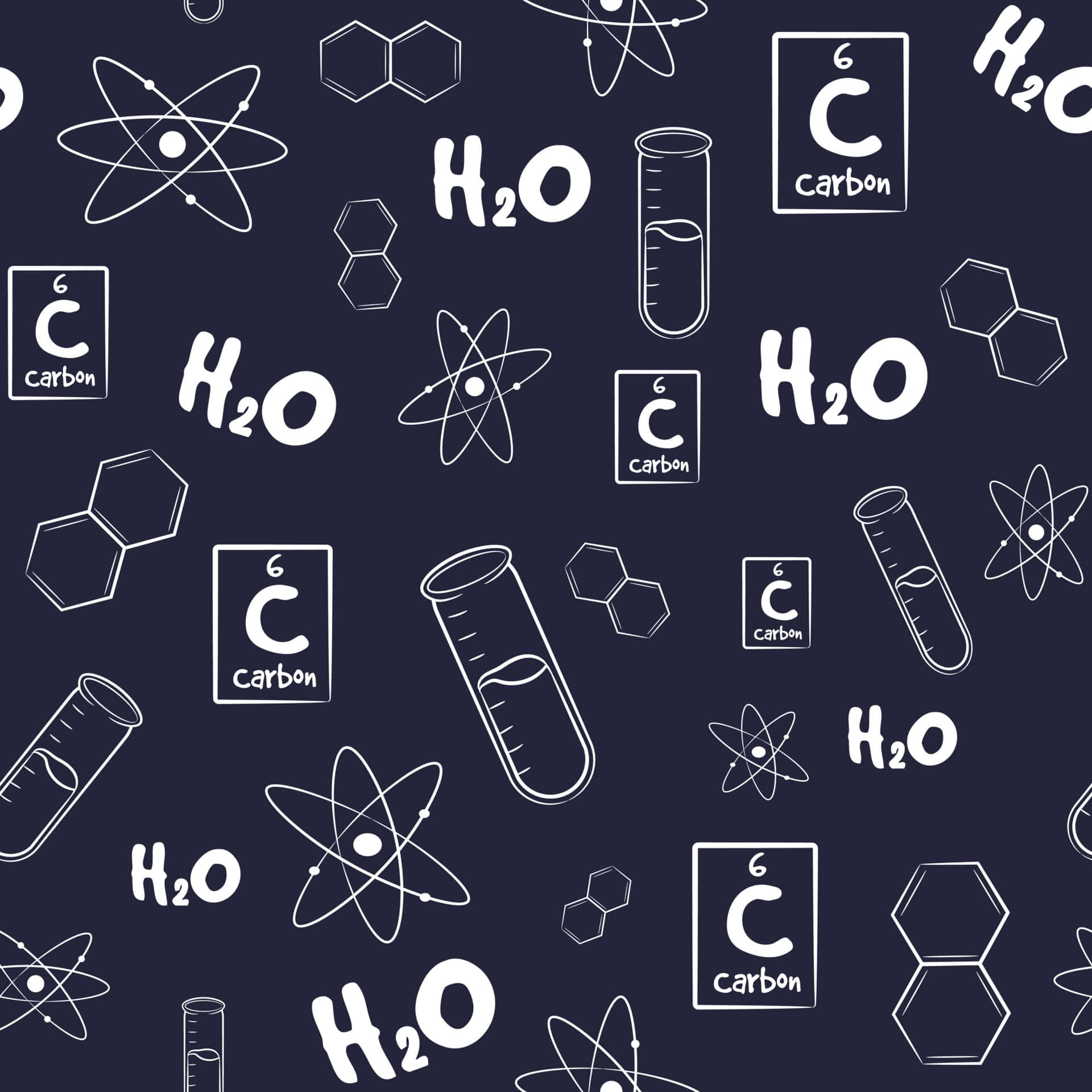 Repetitive H2o Sign [wallpaper] Background