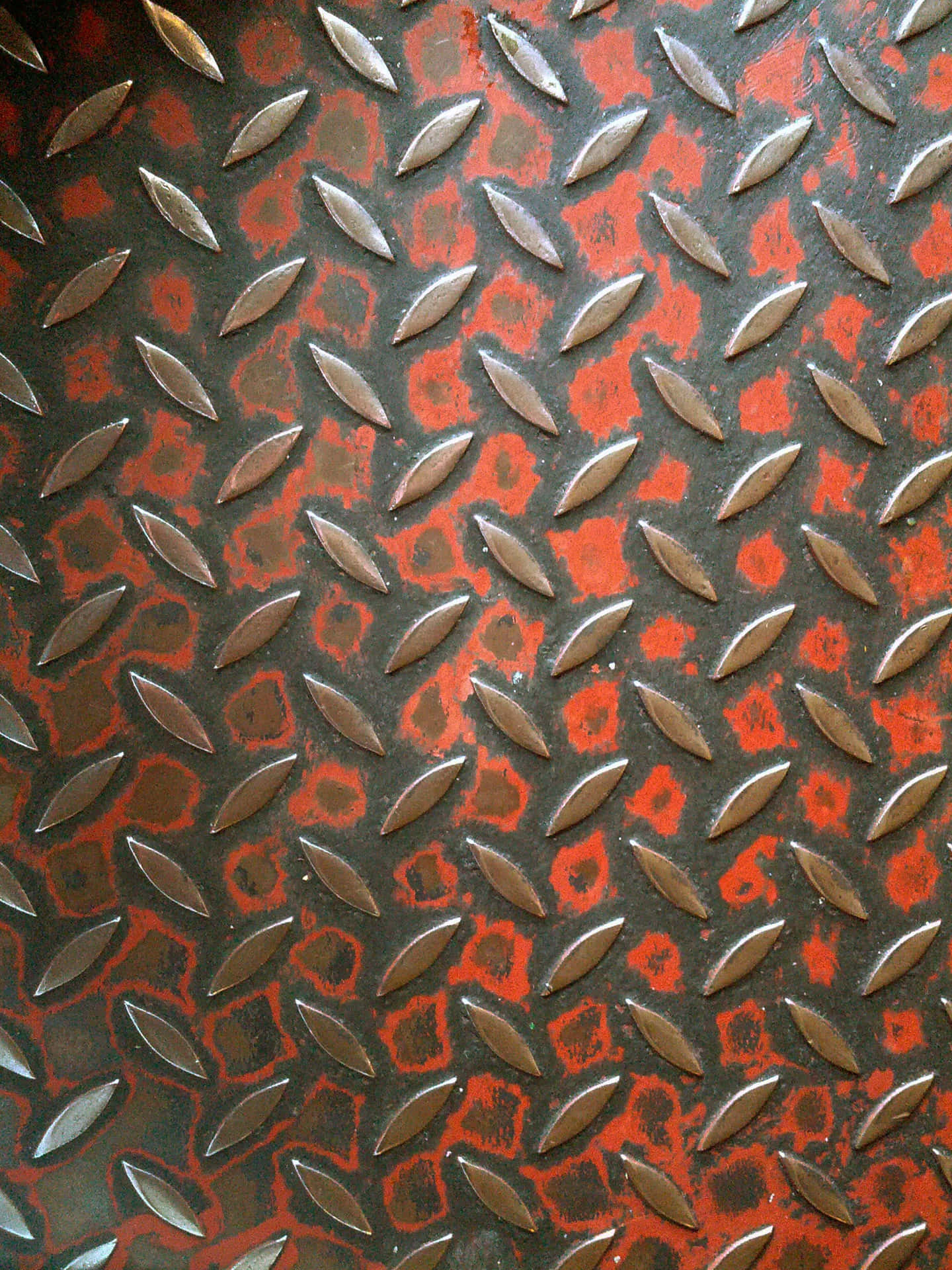 Repetitive Red Metal [wallpaper] Background