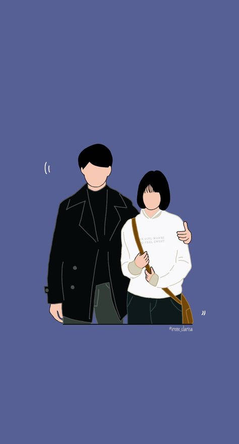 Reply 1988 Deok-sun And Jung-hwan Vector Background