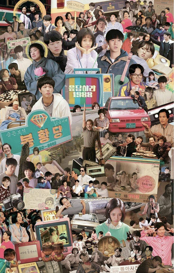 Reply 1988 Family Collage Background