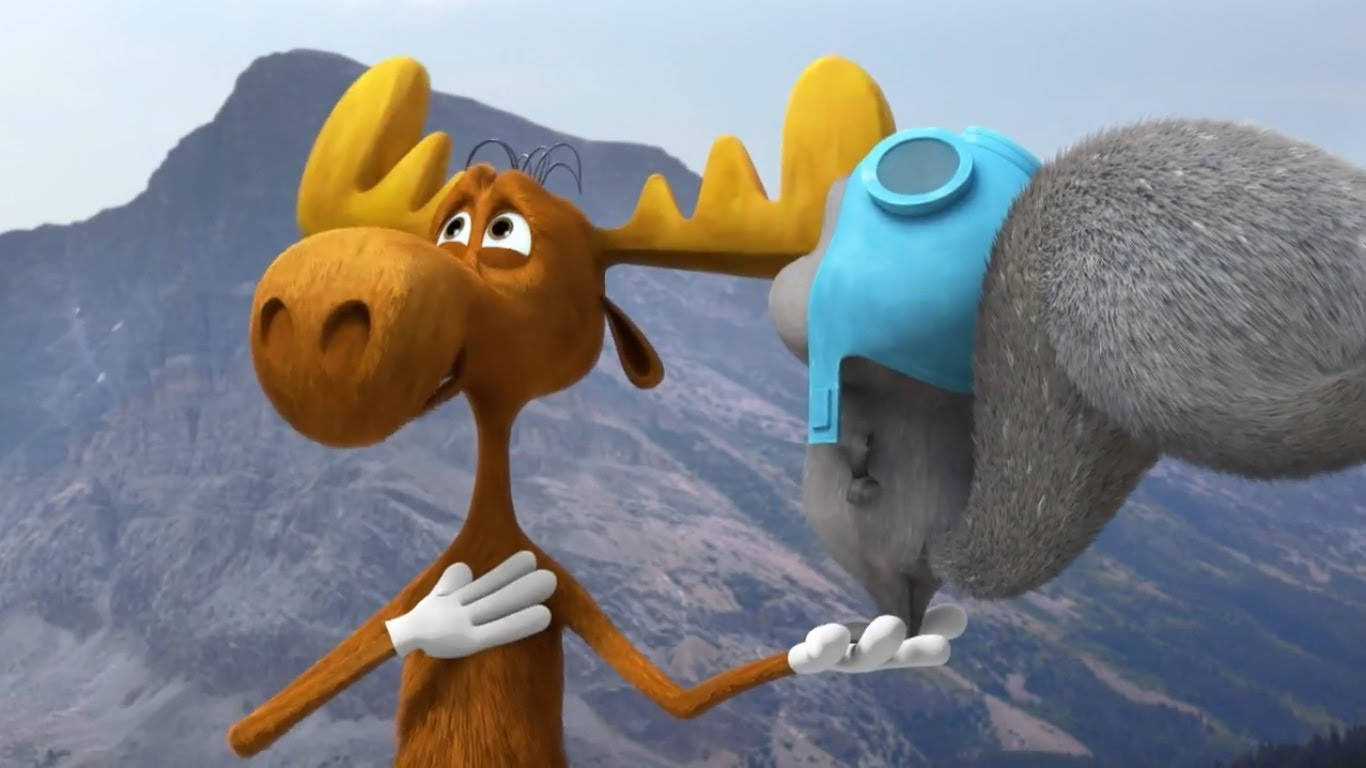 Representation Of Rocky And Bullwinkle