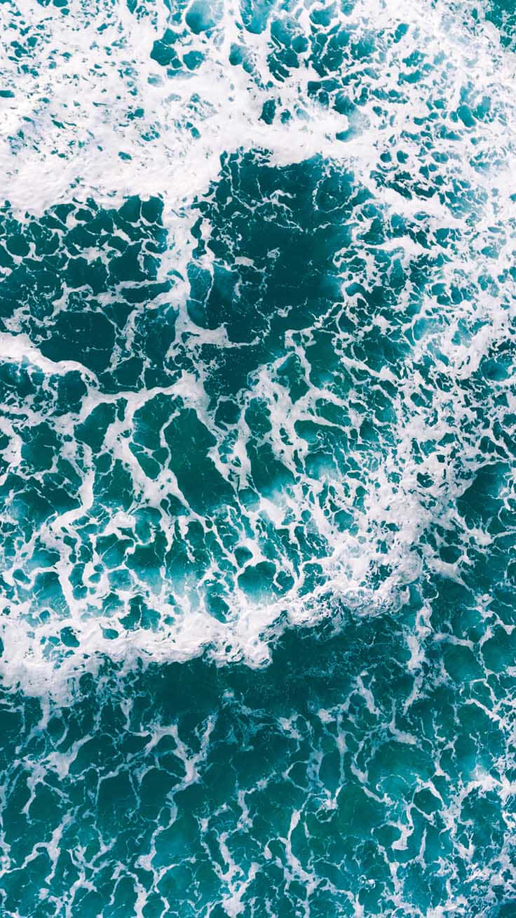 Representative Of Modern Style: Turquoise Iphone Background